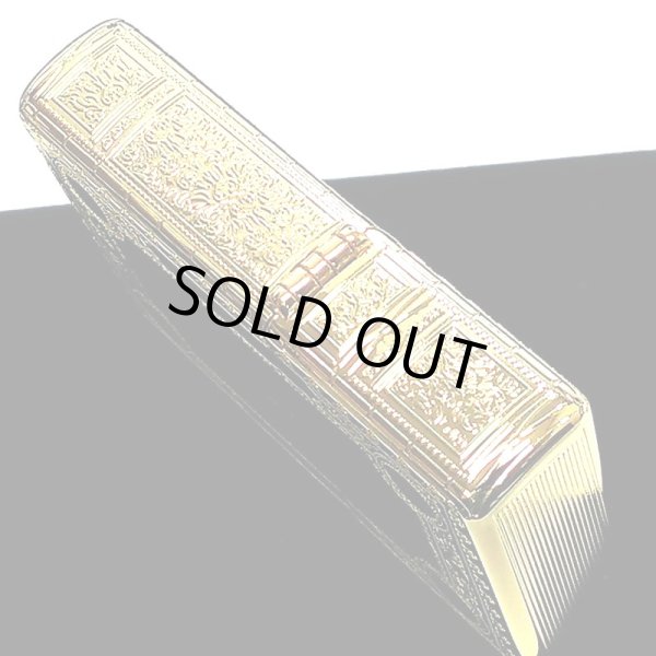 画像9: ZIPPO ライター 1937レプリカ フラットトップ ゴールド&ブルー ファンタジーブック ジッポ かっこいい 5面加工 エッチング彫刻 金青 金タンク おしゃれ メンズ プレゼント ギフト (9)