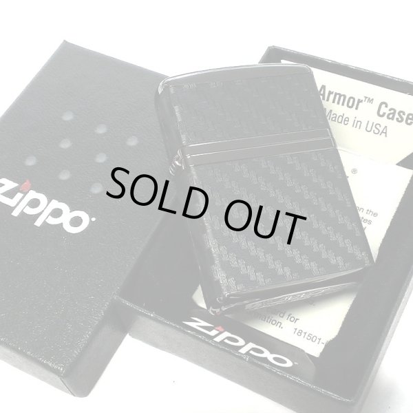 画像5: ZIPPO アーマー ジッポ ライター カーボン ブラック 4面連続加工 黒ニッケルメッキ かっこいい シンプル メンズ おしゃれ ギフト 父の日 プレゼント (5)