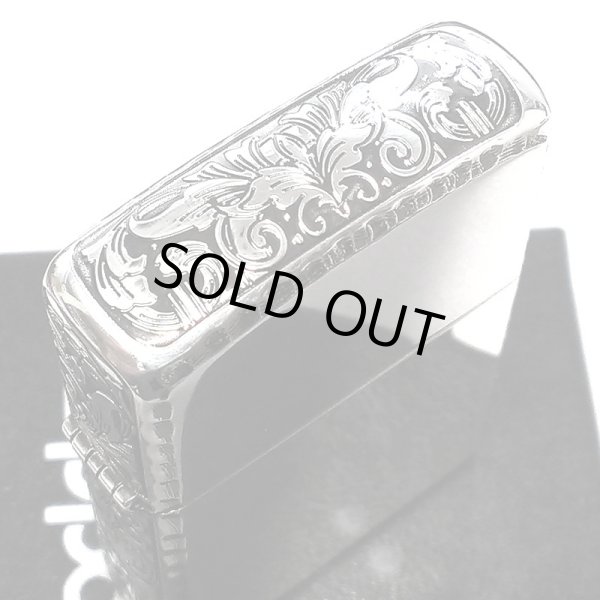 画像5: ZIPPO アーマー サイドアラベスク シルバー ジッポ ライター イブシ仕上げ リューター加工 渋い シンプル かっこいい 重厚 おしゃれ メンズ プレゼント ギフト (5)