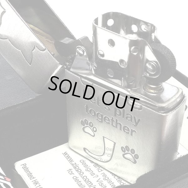 画像4: ZIPPO 可愛い Let’s play together CAT 猫 ジッポ ライター シルバー おしゃれ ネコ 銀 かわいい 女性 レディース メンズ ギフト プレゼント (4)