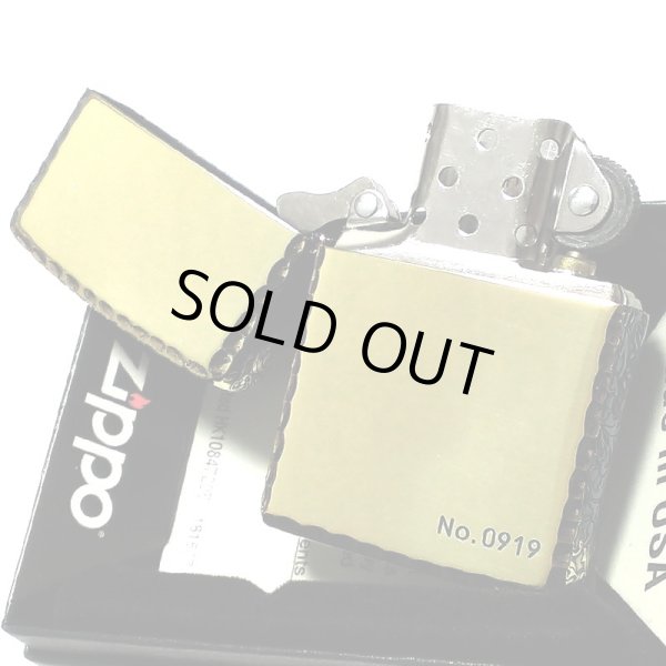 画像7: ジッポ ライター ３面彫刻 アラベスク ゴールド 限定 ZIPPO かっこいい イブシ仕上げ コーナーリューター シリアルNo刻印 プレゼント メンズ ギフト レディース おしゃれ (7)