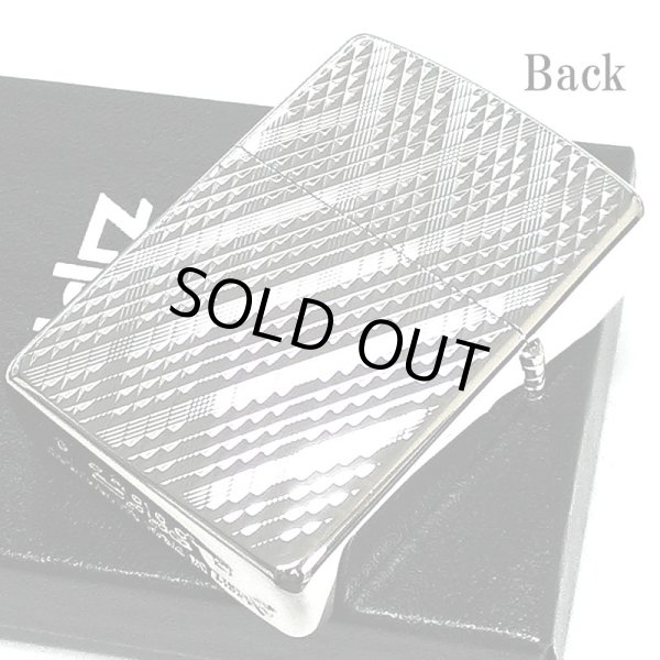 画像3: ZIPPO アーマー ジッポ ライター Diamante ホワイトニッケル ダイヤカット彫刻 両面加工 シルバー 重厚 かっこいい おしゃれ メンズ ギフト (3)