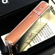 画像5: ZIPPO スリム ジッポ ライター ハート クロス ラバーズ 彫刻 ピンクゴールド シルバーサテン 可愛い 女性 メンズ レディース かわいい シンプル ギフト プレゼント (5)