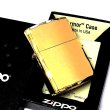 画像6: ZIPPO アーマー ジッポ ライター ゴールド シャインレイ 金タンク 重厚モデル 両面コーナー彫刻 金 シンプル メンズ ジッポー ギフト プレゼント (6)