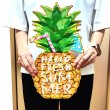 画像6: ブリキ看板 可愛い ビンテージ Pineapple Summer パイナップル ジュース アンティーク ガレージ プレート 壁飾り アメリカン 雑貨 インテリア おしゃれ かわいい サーファー カフェ 店舗 (6)