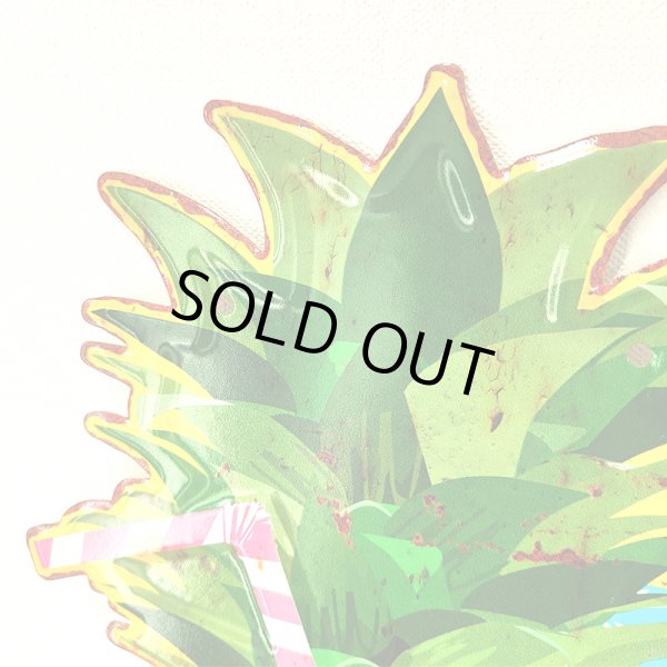 画像5: ブリキ看板 可愛い ビンテージ Pineapple Summer パイナップル ジュース アンティーク ガレージ プレート 壁飾り アメリカン 雑貨 インテリア おしゃれ かわいい サーファー カフェ 店舗 (5)