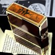 画像7: ZIPPO ライター 限定 1935 復刻レプリカ ジッポ ゴールド＆ブラウン 4面加工 かっこいい シリアルナンバー入り 角型 3バレル おしゃれ メンズ ギフト プレゼント (7)