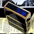 画像7: ZIPPO ライター 限定 1935 復刻レプリカ ジッポー ゴールド＆ブルー かっこいい 4面加工 シリアルナンバー入り 角型 動画有り ギフト プレゼント 3バレル おしゃれ メンズ (7)