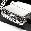 画像6: ZIPPO アーマー 限定 ３面彫刻 アラベスク 鏡面プラチナ シルバー ジッポ ライター かっこいい シリアルNo刻印 コーナーリューター 重厚 メンズ (6)